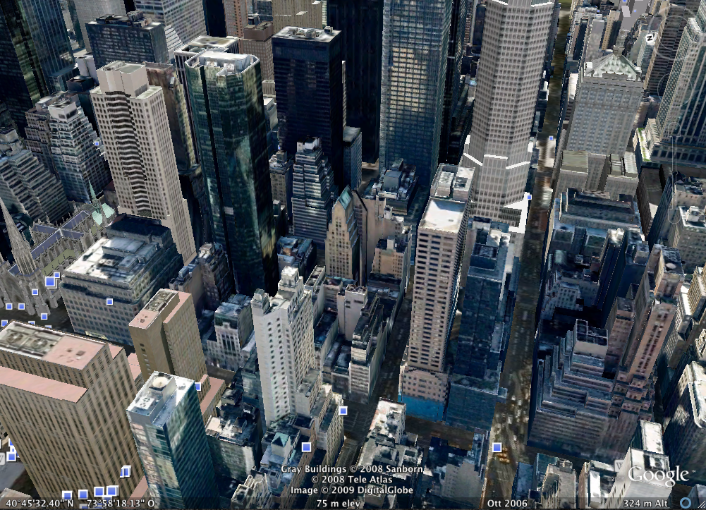New York, Google Earth