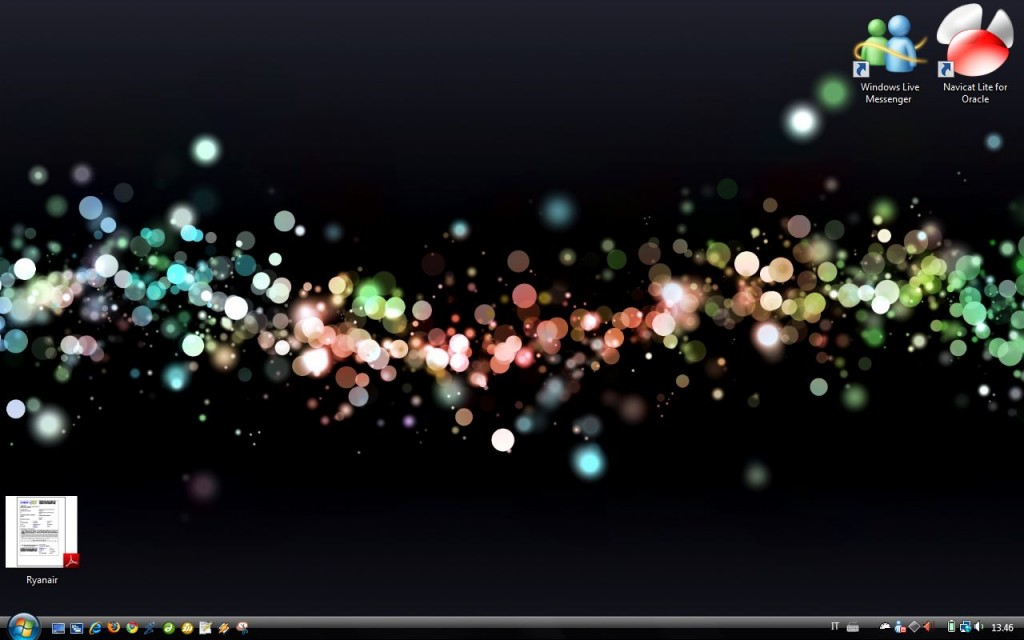 Il mio desktop su Windows Vista